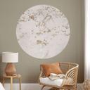 Elegante grenen Muursticker in Aziatische stijl - Ms Tiff - Rond