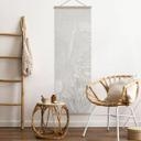 Textielposter in wit in modern design - Ms Tiff - Panorama