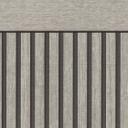 Papel pintado panel madera aspecto acústico gris negro - Papel no tejido con textura madera 3D