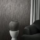 Papier peint uni, intissé Natural Opulence noir