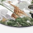 Tableau sur alu-Dibond rond Kikki Belle - Jungle