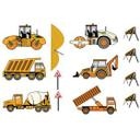 Sticker mural - Set du chantier