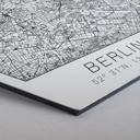 Hexagon - Alu-Dibond - Map of Berlin