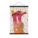 Póster de tela Sock love meets flower power - Mokate