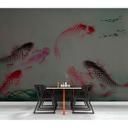 Livingwalls Fototapet Walls by Patel Dancing Kois 1