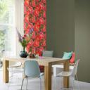Rasch Vliesbehang Kimono olijfgroen