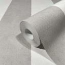 Stretched tapet, non-woven vægbeklædning Shades Iconic hvid, grå