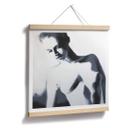 Póster Schmucker - Karla - Blanco y negro - Cuadrado