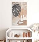 Akrylbillede Boho Monstera-plante i naturlige farver - Melloi Art Prints