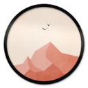 Póster Kubistika - Zugspitze - Redondo