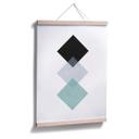 Plakat - Nouveauprints - Squares aqua