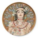 Tableau sur verre Mucha - Moet et Chandon