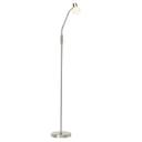 Stehleuchte Malou, metallic, 140 x 22,5 cm, Glas Stehlampe
