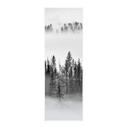 Póster de tela bosque nuboso en blanco y negro - Panorama - Xu