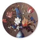 Glasschilderij Balthasar van der Ast - Bloemen in een Wan-Li Vaas