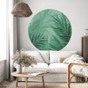 Wallsticker Grønne palmeblade - Rund