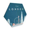 Hexagon - Alu-Dibond - Rivers - London
