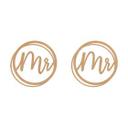 Lettering boda Sr. y Sr. - MDF naturaleza