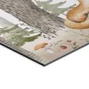 Billede Eventyr med skovens dyr - Kvilis – print på aluminium (Alu-Dibond)