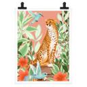 Póster Goed Blauw - Rosa tropical