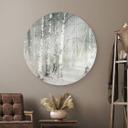 Tableau sur verre Talen - Repos matinal - Rond