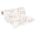 tapet blomstret i rosa og hvidt non-woven tapet A.S. Creation i mat blomstret tapet A.S. Creation i mat