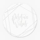 Sigende Akrylbillede, vinduesbillede til at hænge op Positive vibes - Round