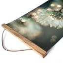 Tekstil plakat Delikat glitrende blomster - Treechild