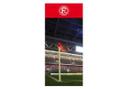 Türdesign Fortuna Düsseldorf Stadion Eckfahne 91x200 cm