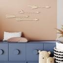 Décoration en bois - Flèches d'indiens (4 pièces) - Placage de peuplier