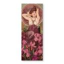 Glasbillede - Mucha - Ædelsten: Ametyst - Panorama