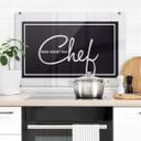 Stænkplade - Hier kocht der Chef