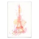 Poster - La Tour Eiffel en aquarelle