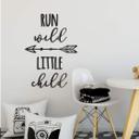 Decoración acrílica Run wild little child