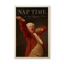 Træplakat Lur - Inspireret af Ducreux - Selvportræt