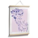 Plakat Kropspositivitet - Line Art Floral