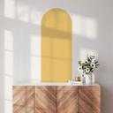 Wall Sticker Rund bue smal - sennepsgul