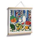 Plakat Frugt og grøntsager på køkkenbordet - Inspireret af Matisse - Zamart