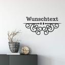 Wallsticker -  + Navn Ornament