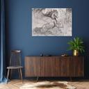 Canvasbillede, Pegasus hest abstrakt