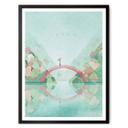 Póster Rivers - Japón en primavera