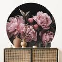 Vinilo decorativo rosa peonía - Haase - Redondo