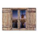 Stænkplade 3D Trævindue - Pablo - Kinderdijk 2