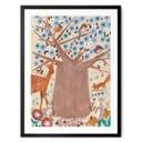 Póster árbol de la vida con animales del bosque - Bonne Müller