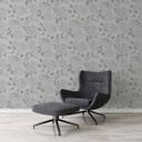 Papel pintado Floral Gris Plata - Papel pintado no tejido A.S. Création