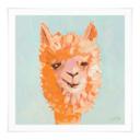 Póster Naranjas Alpaca - Zwara - Cuadrado