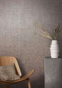 Tekstureret tapet, non-woven Naturlig Opulens i rød, brun