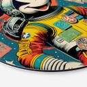 Vægcirkel Treechild - Astronaut Mickey – print på aluminium (Alu-Dibond)
