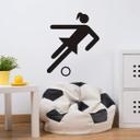 Sticker mural - Football Féminin Pictogramme