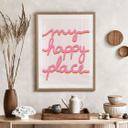 Póster Mi lugar feliz - Bainai